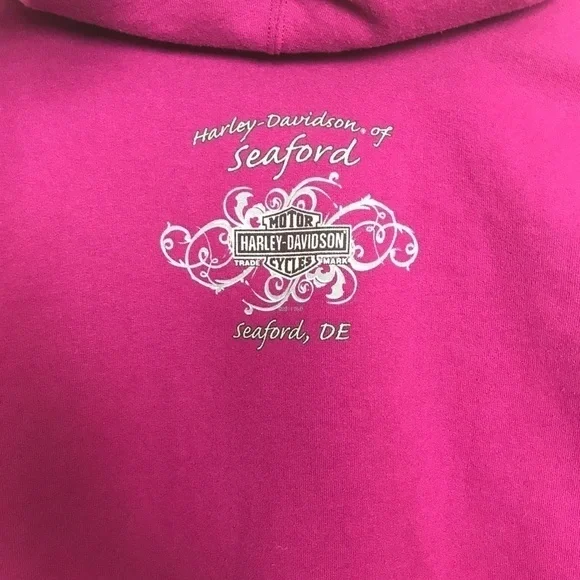 Harley-Davidson zipper hoodie logo front/back - Picture 6 of 8